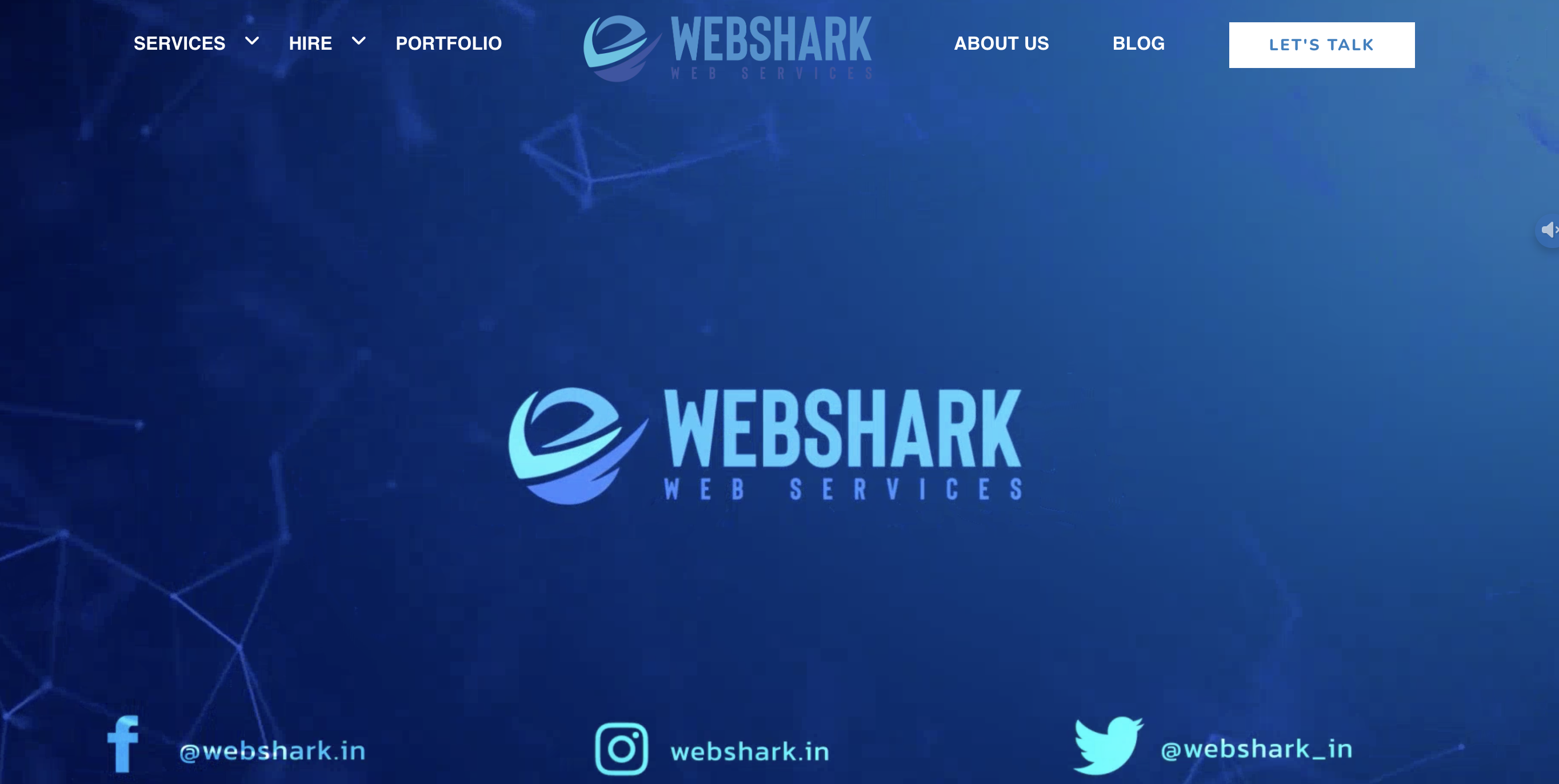 Webshark Homepage